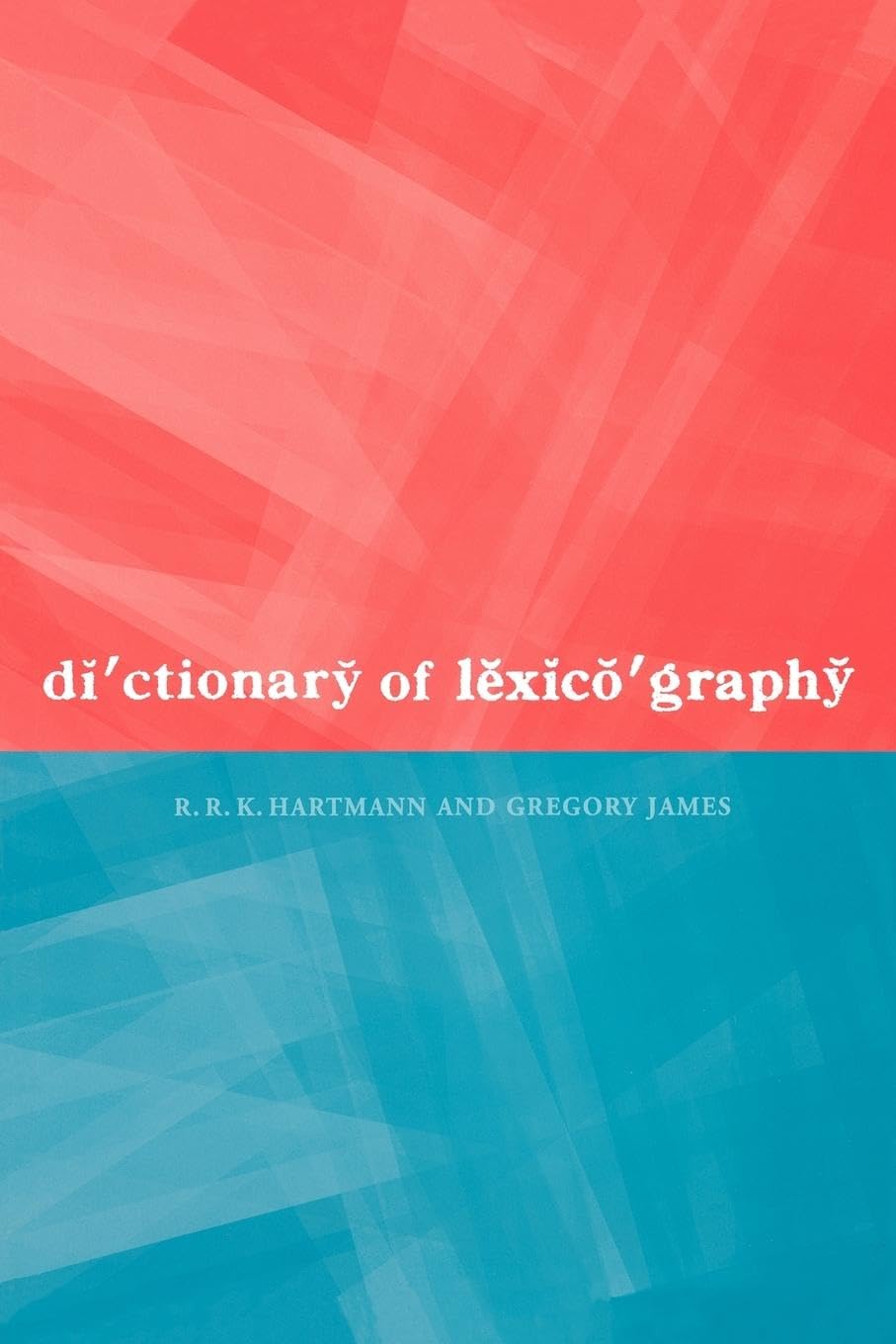 Dictionary of Lexicography book