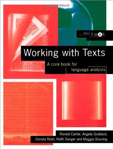 Working with Texts: A Core Introduction to Language Analysis (Working with Texts S.) Social Sciences