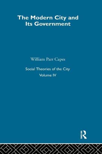 Social Theories of City V 4 Social Sciences