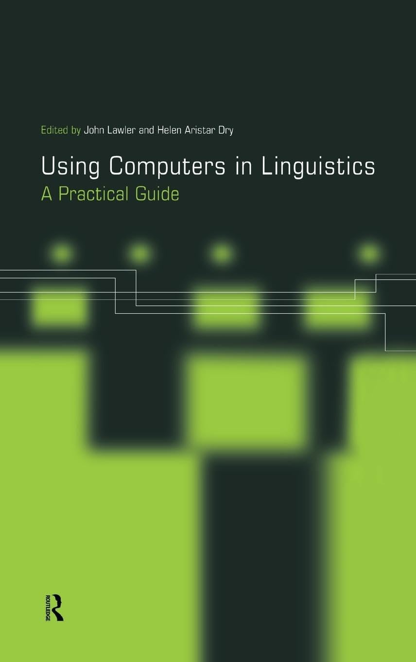 Using Computers in Linguistics Social Sciences