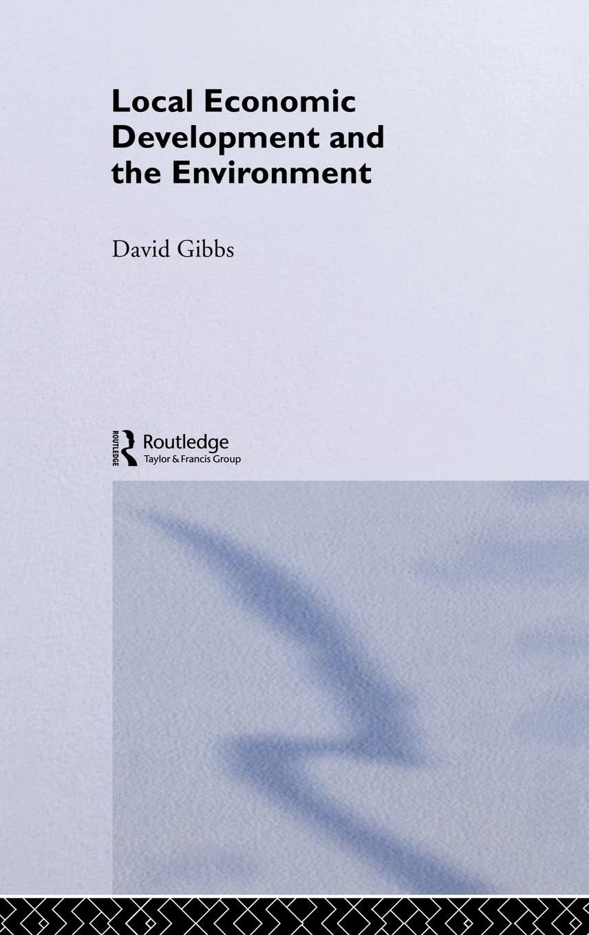 Product Image: Local Economic Development and the Environment