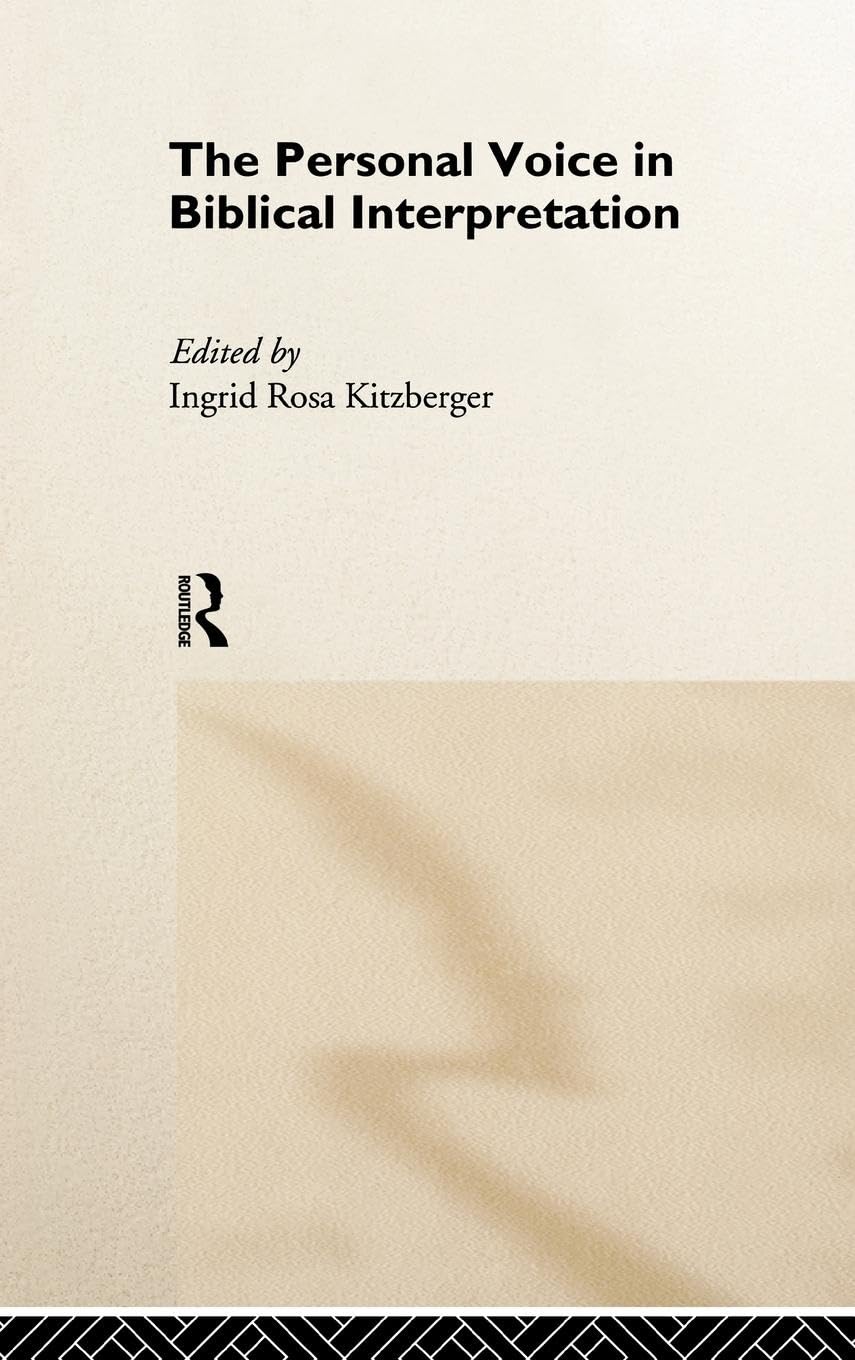 The Personal Voice in Biblical Interpretation Social Sciences