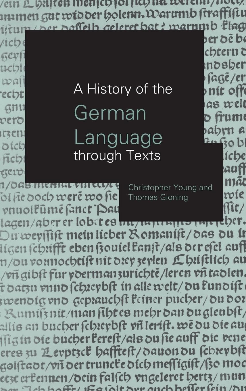 Product Image: A History of the German Language Through Texts