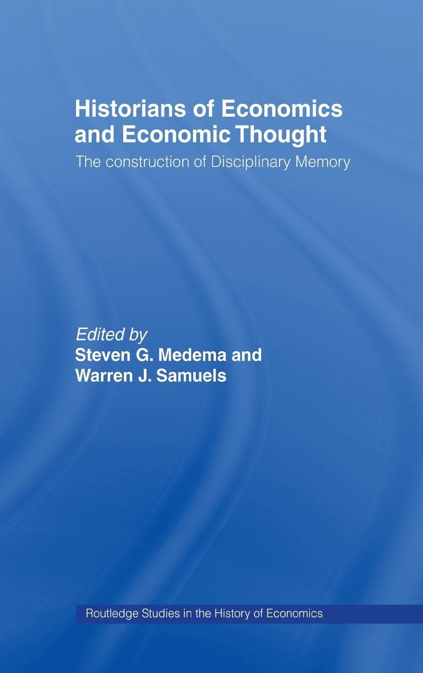 Historians of Economics and Economic Thought Business, Finance & Career
