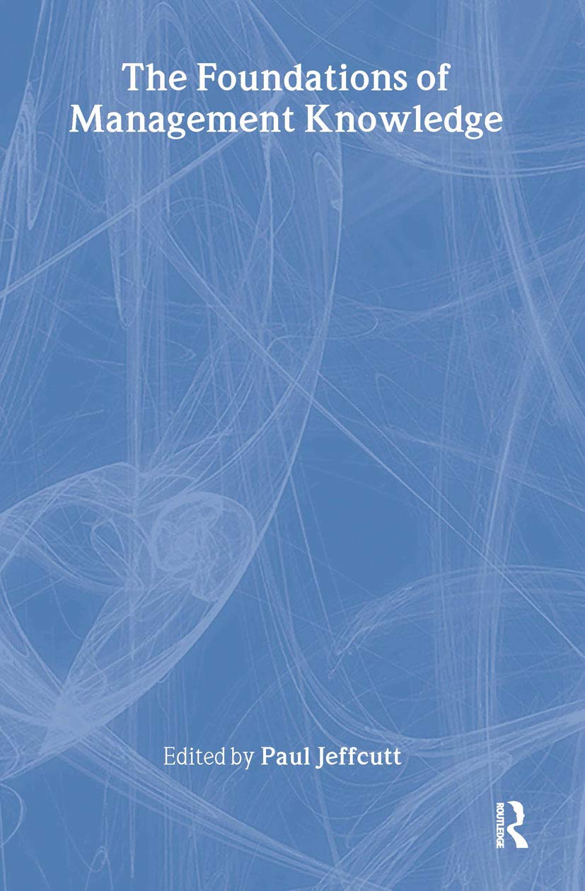 Product Image: The Foundations of Management Knowledge