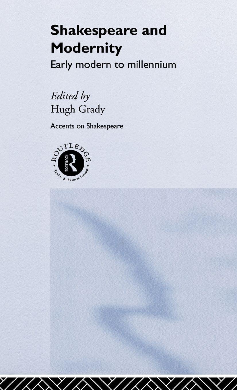 Product Image: Shakespeare and Modernity