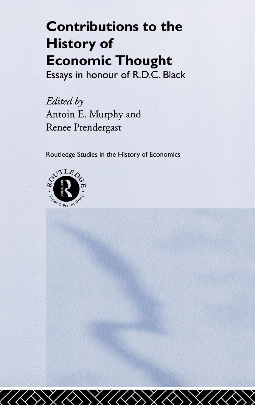 Contributions to the History of Economic Thought Medicine
