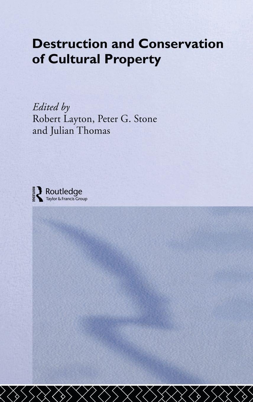 Destruction and Conservation of Cultural Property Law