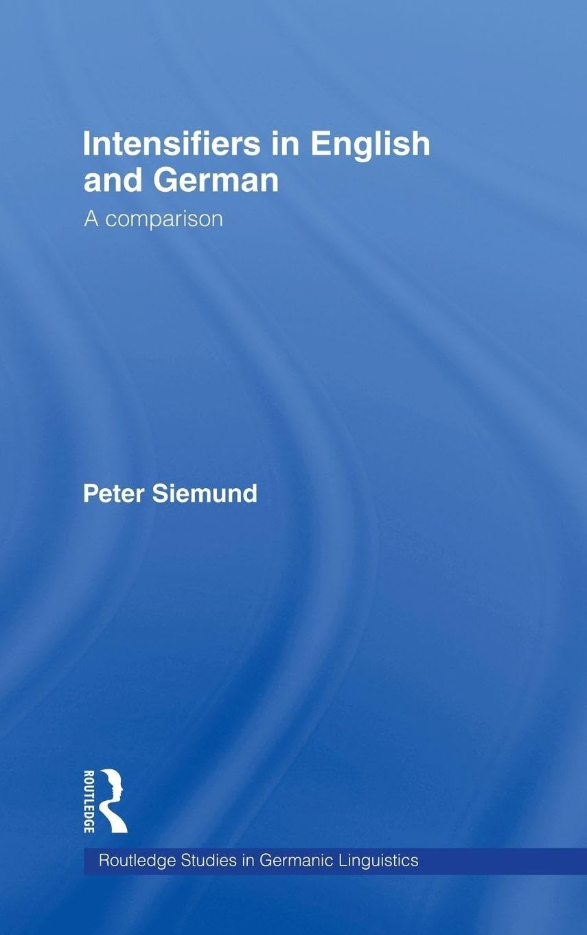 Intensifiers in English and German Social Sciences