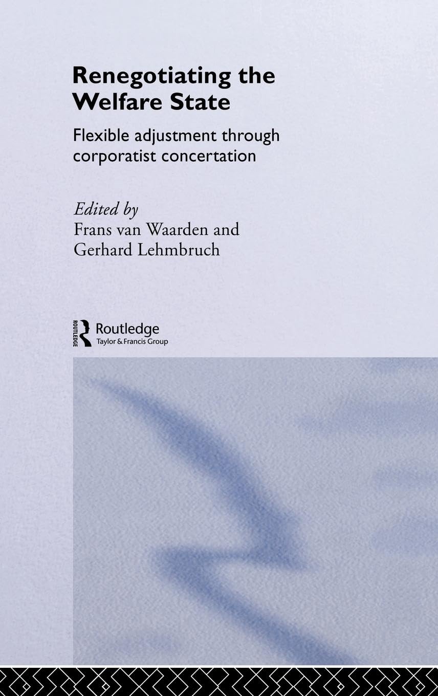 Renegotiating the Welfare State Social Sciences