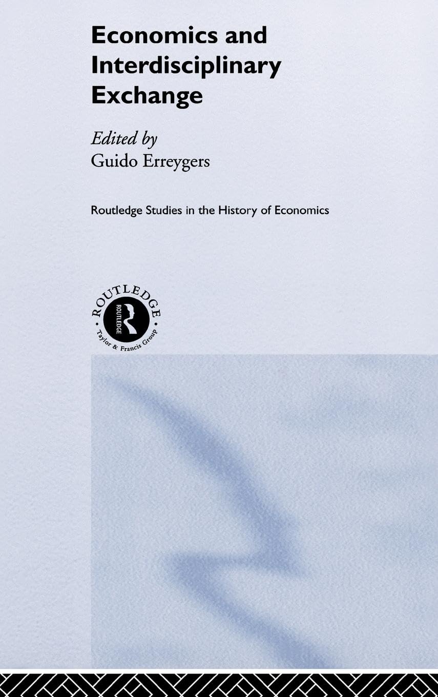 Product Image: Economics and Interdisciplinary Exchange