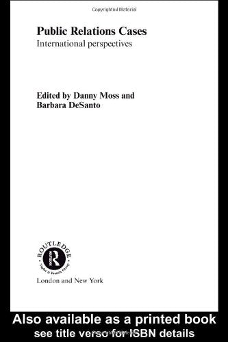Public Relations Cases and Readings: International Perspectives Coffee Table Books