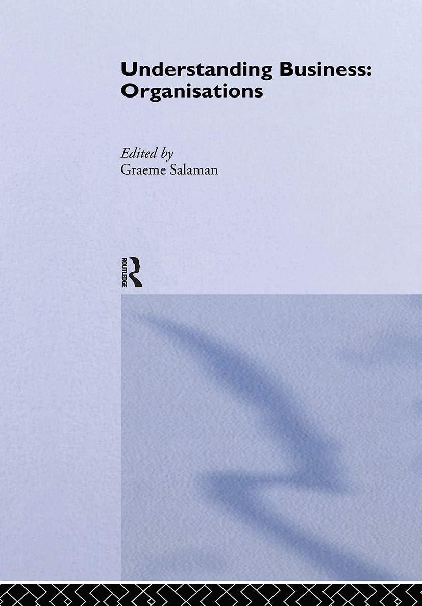 Product Image: Understanding Business Organisations
