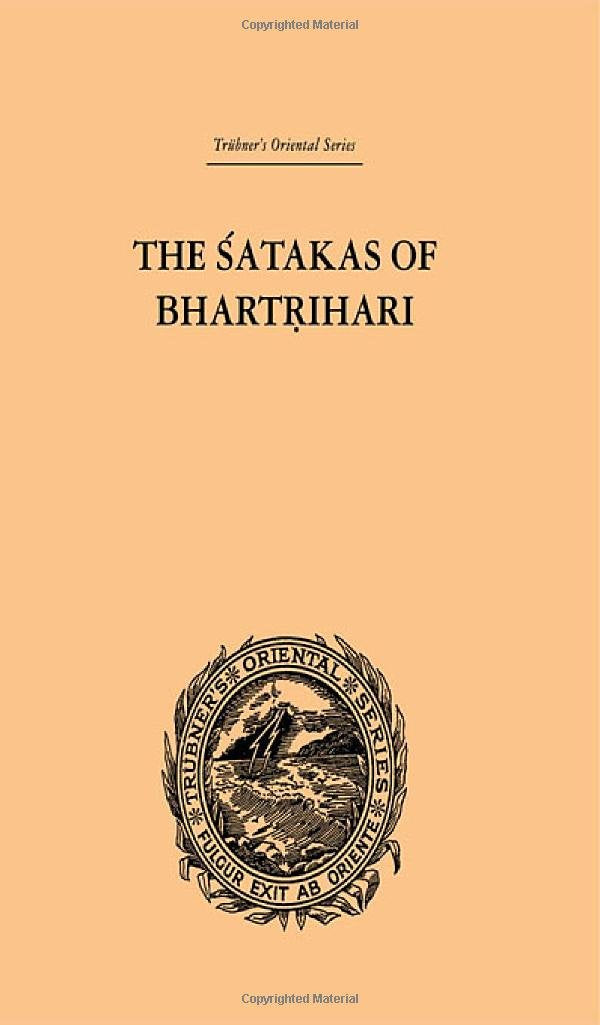 The Satakas Of Bhartrihari (Trubner's Oriental Series) Social Sciences