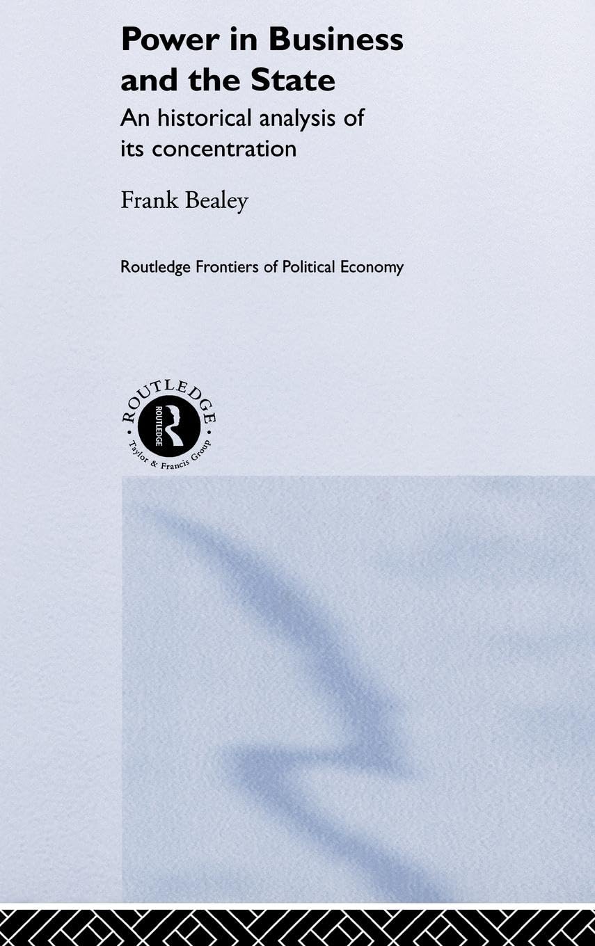 Product Image: Power in Business and the State