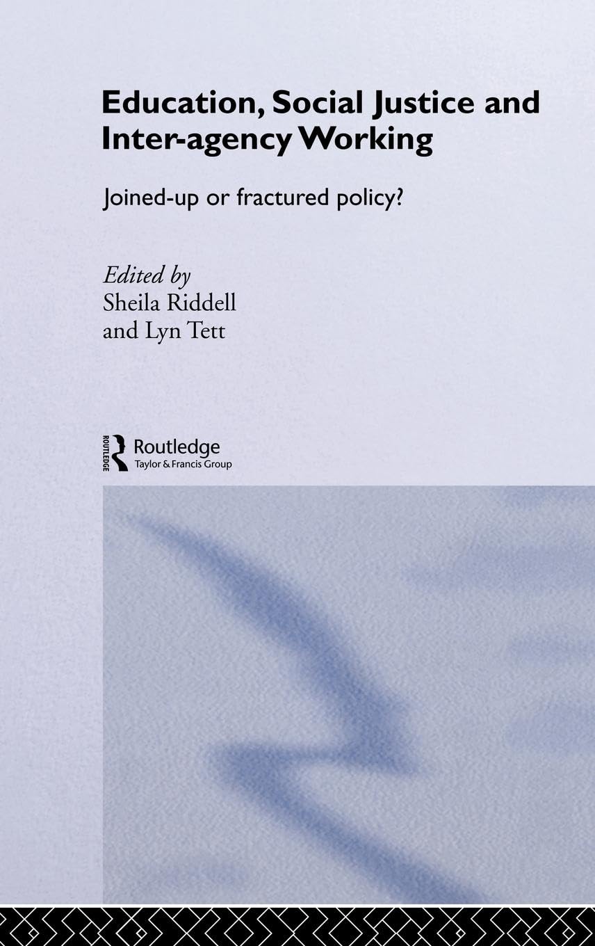 Education, Social Justice and Inter-Agency Working Social Sciences