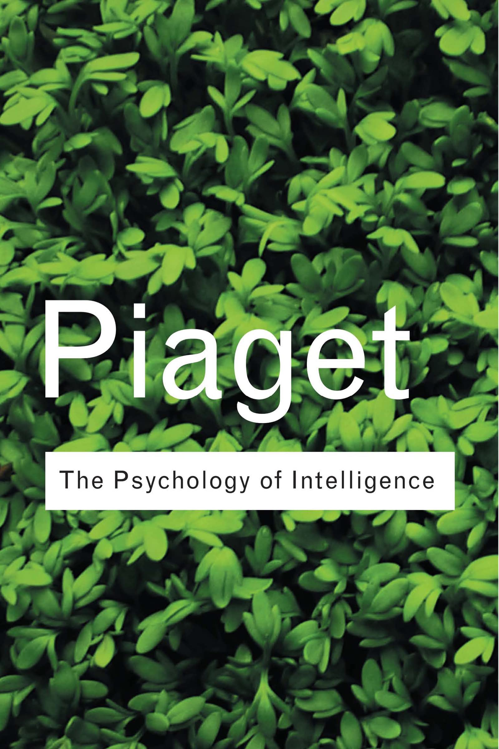 The Psychology of Intelligence book