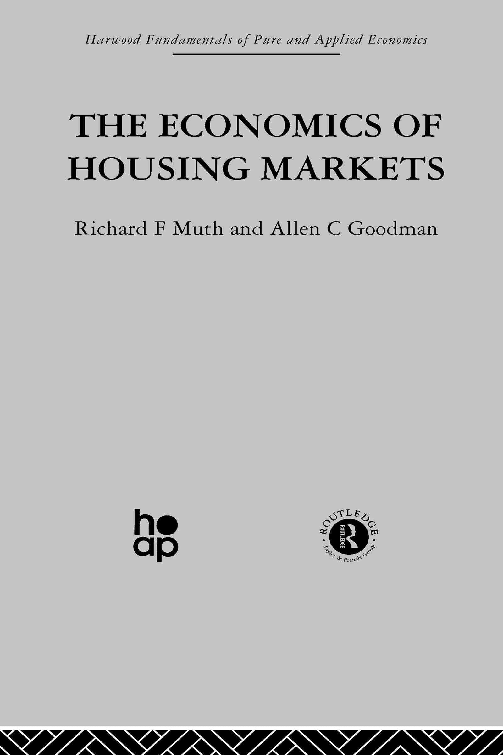 Economics of Housing Markets book