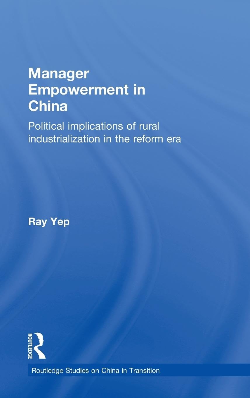 Product Image: Manager Empowerment in China