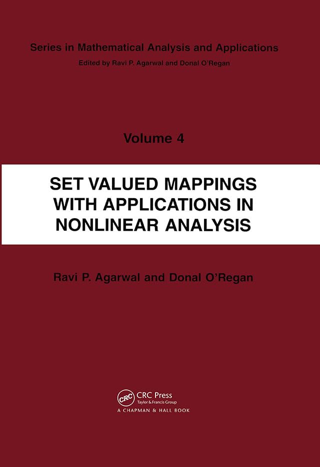 Set Valued Mappings with Applications in Nonlinear Analysis (Mathematical Analysis and Applications, 4, Band 4) Business & Technology