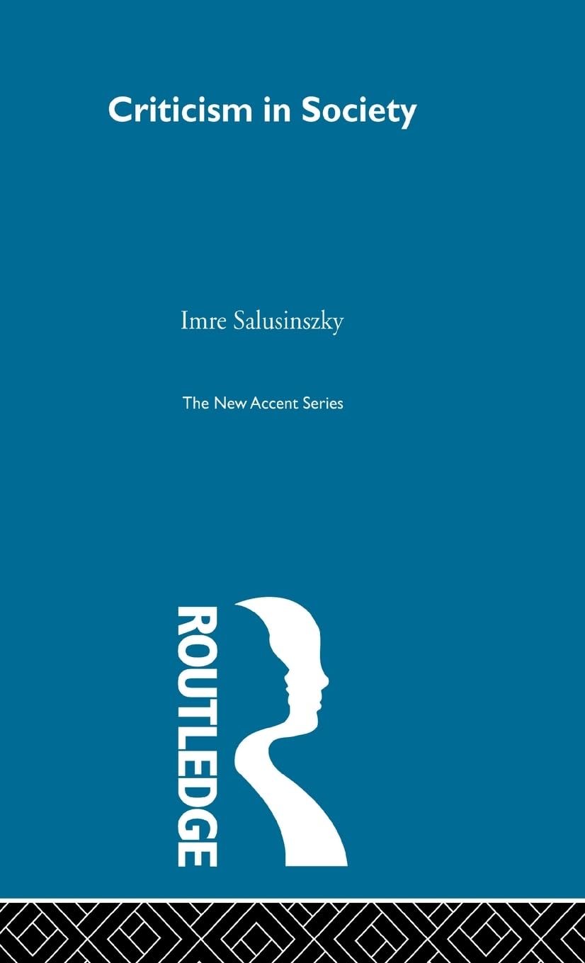 Criticism in Society Contemporary literature