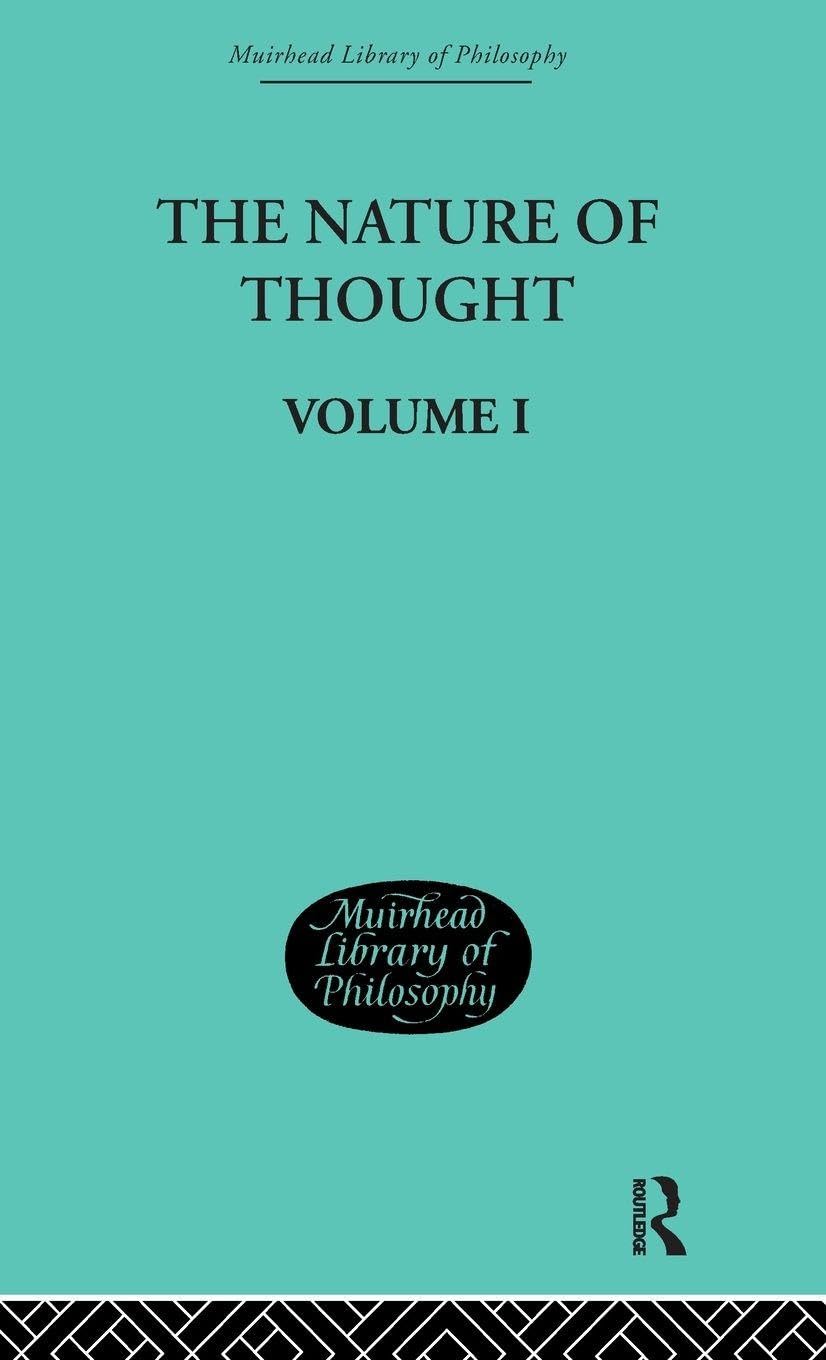 The Nature of Thought Philosophy