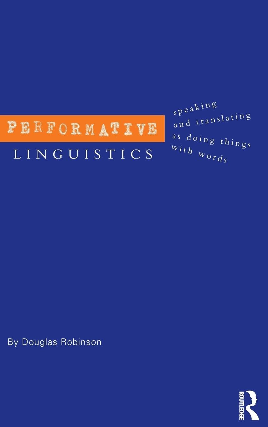 Performative Linguistics Social Sciences