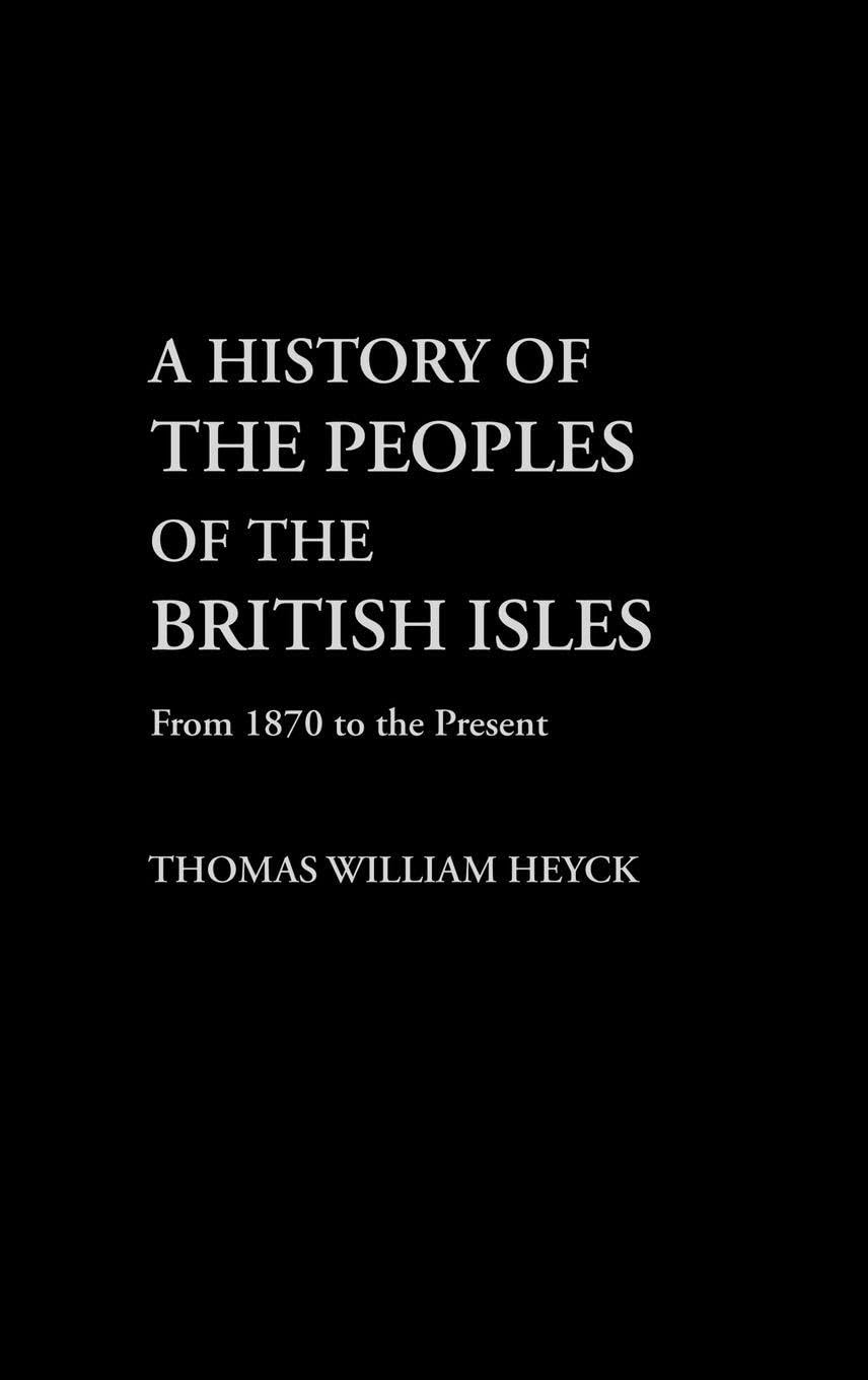 A History of the Peoples of the British Isles General education