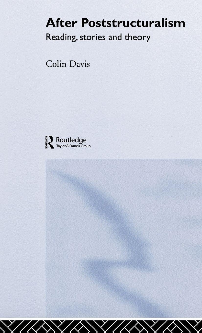 After Poststructuralism Philosophy