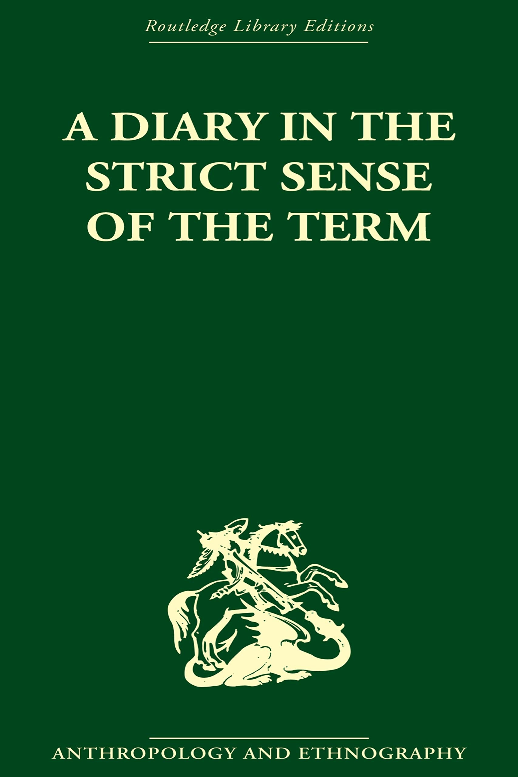 A Diary in the Strictest Sense of the Term Law