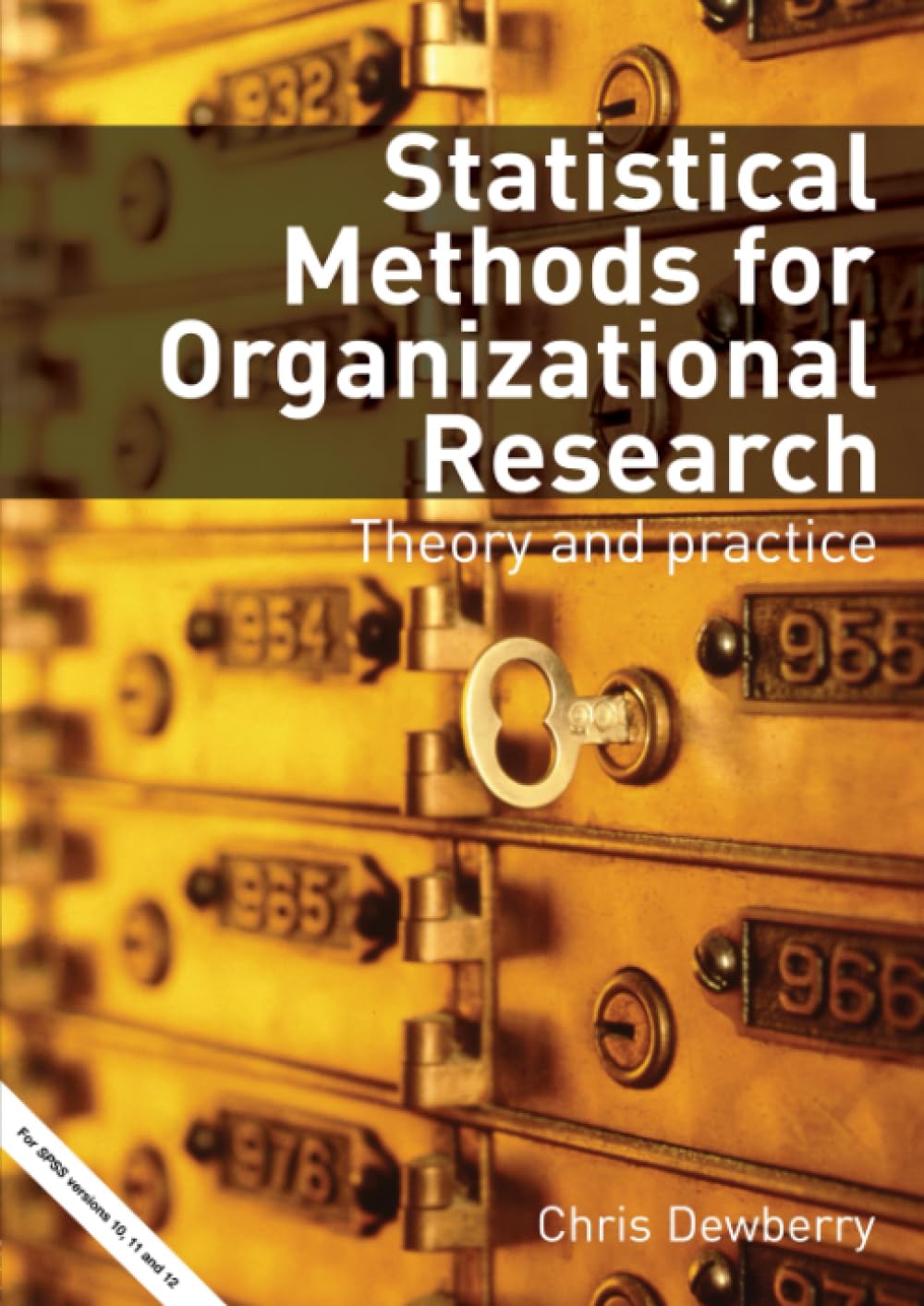 Statistical Methods for Organizational Research Social Sciences