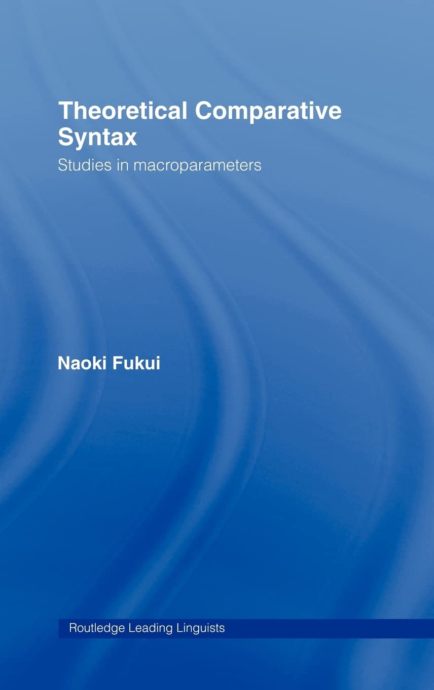Theoretical Comparative Syntax Social Sciences