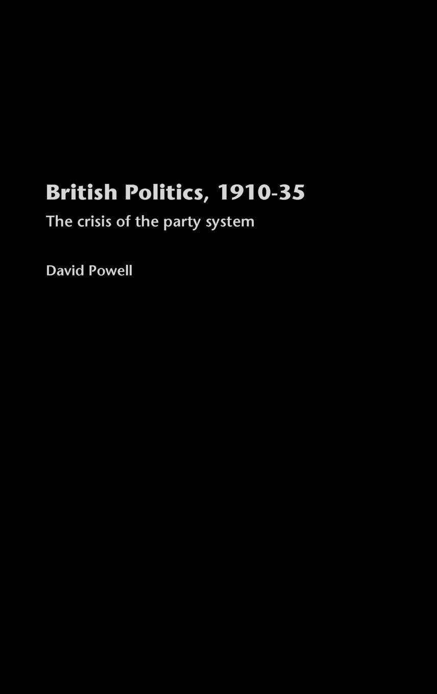 Product Image: British Politics, 1910-1935