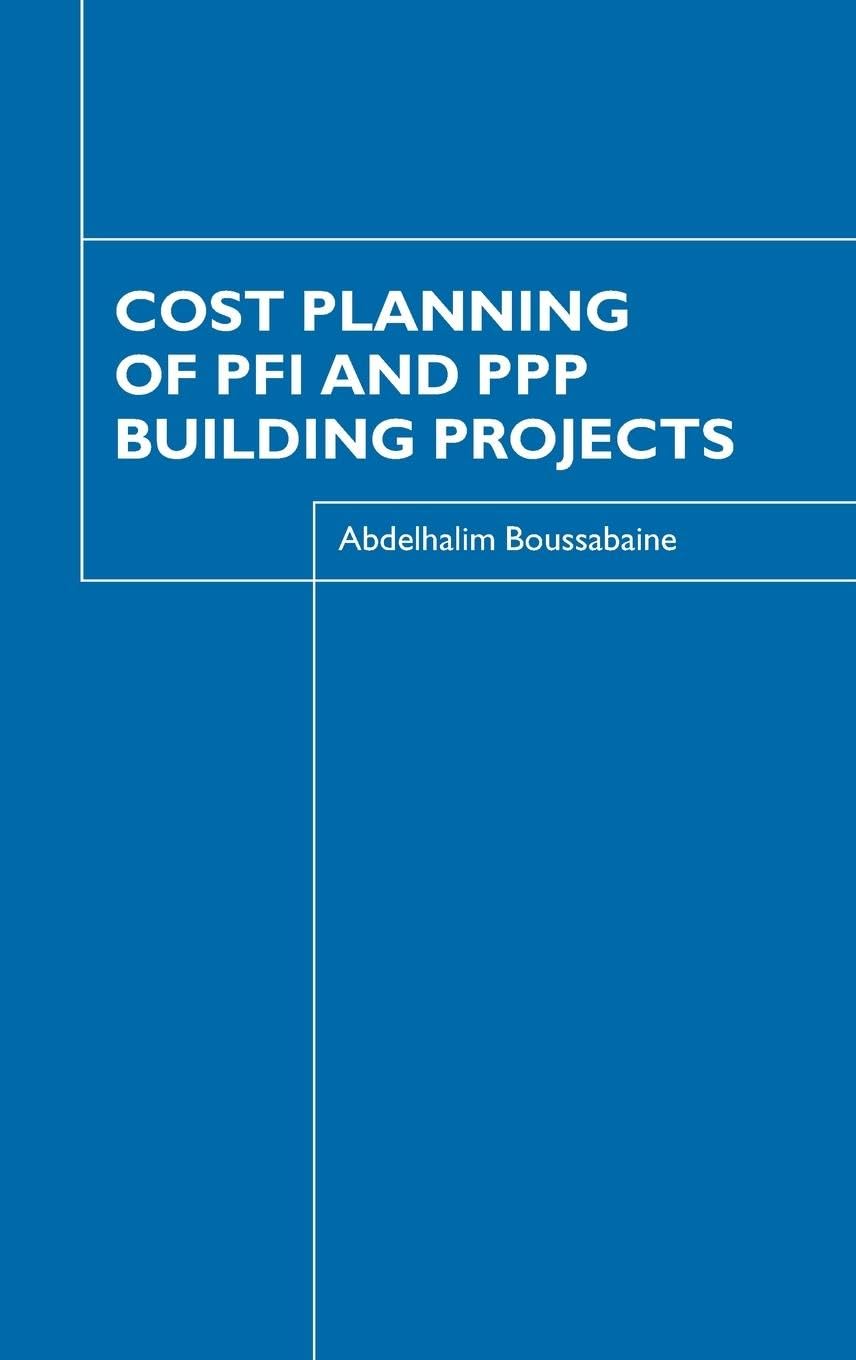 Cost Planning of PFI and PPP Building Projects book