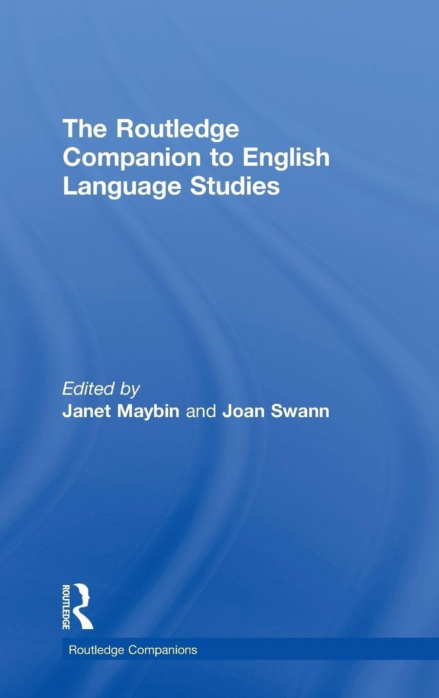 The Routledge Companion to English Language Studies Social Sciences
