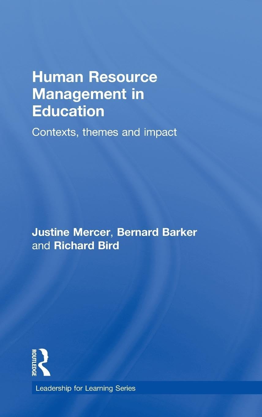 Human Resource Management in Education Law