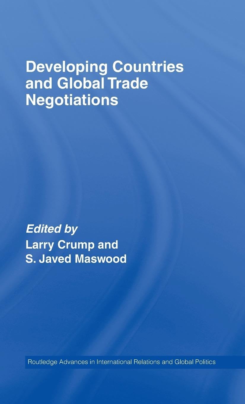 Product Image: Developing Countries and Global Trade Negotiations
