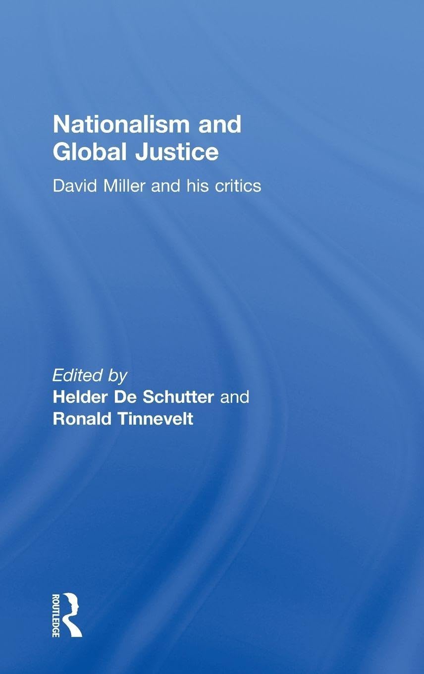 Product Image: Nationalism and Global Justice