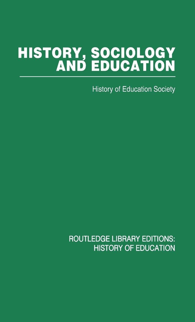 History, Sociology and Education Social Sciences