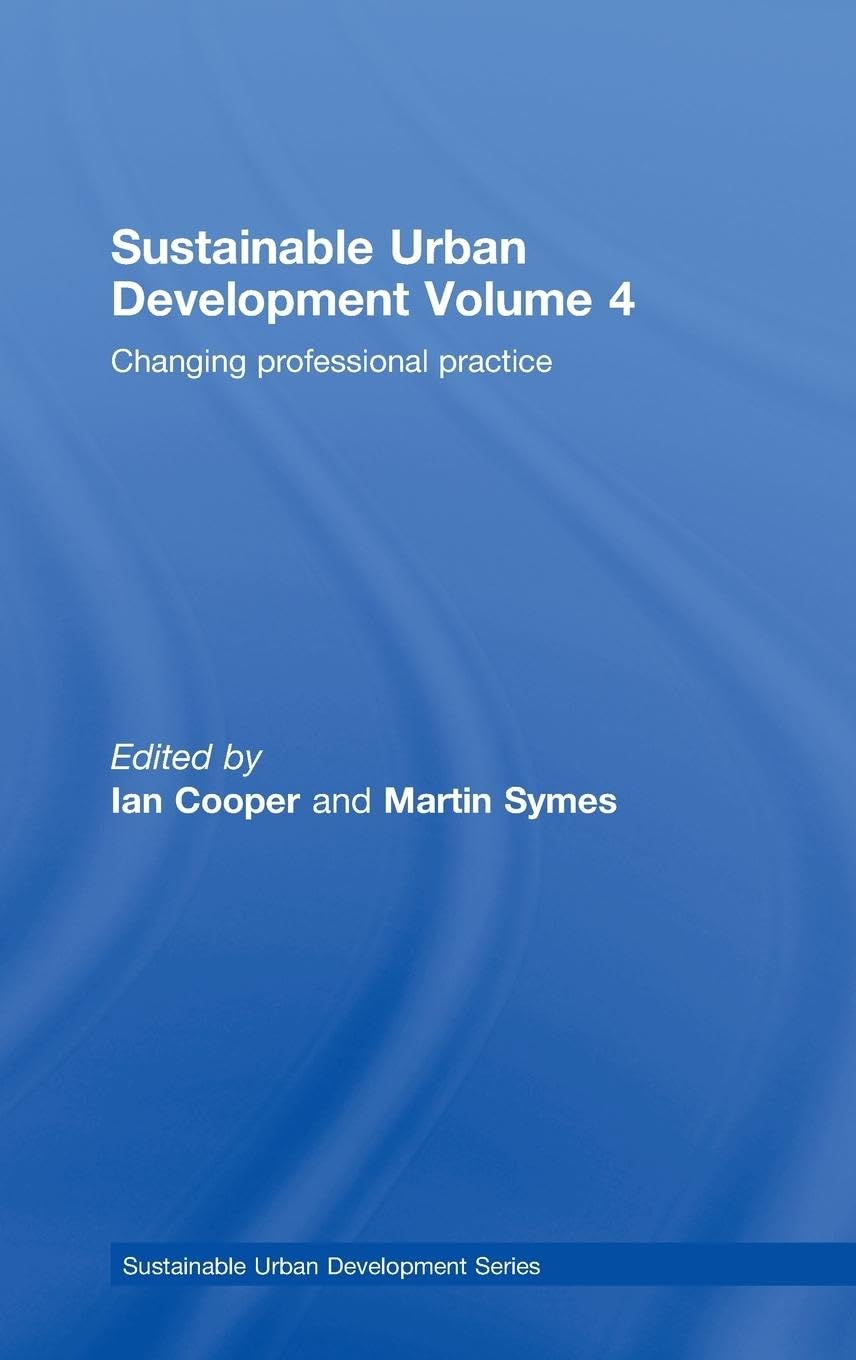 Product Image: Sustainable Urban Development Volume 4