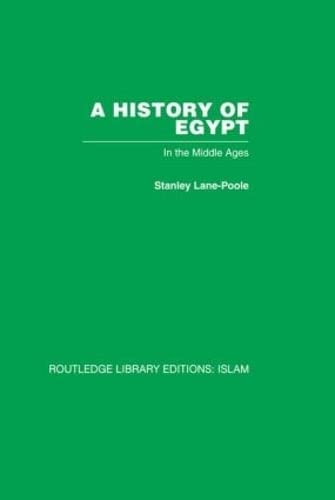 A History of Egypt: In the Middle Ages Politics & History