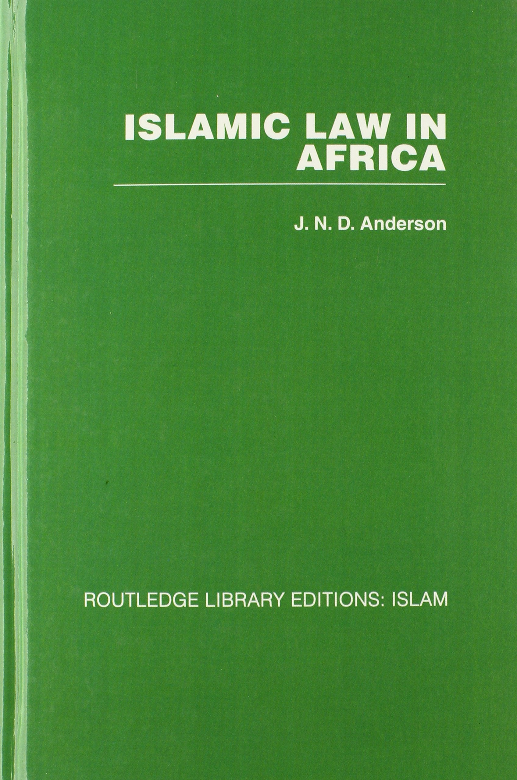 Islamic Law in Africa Law