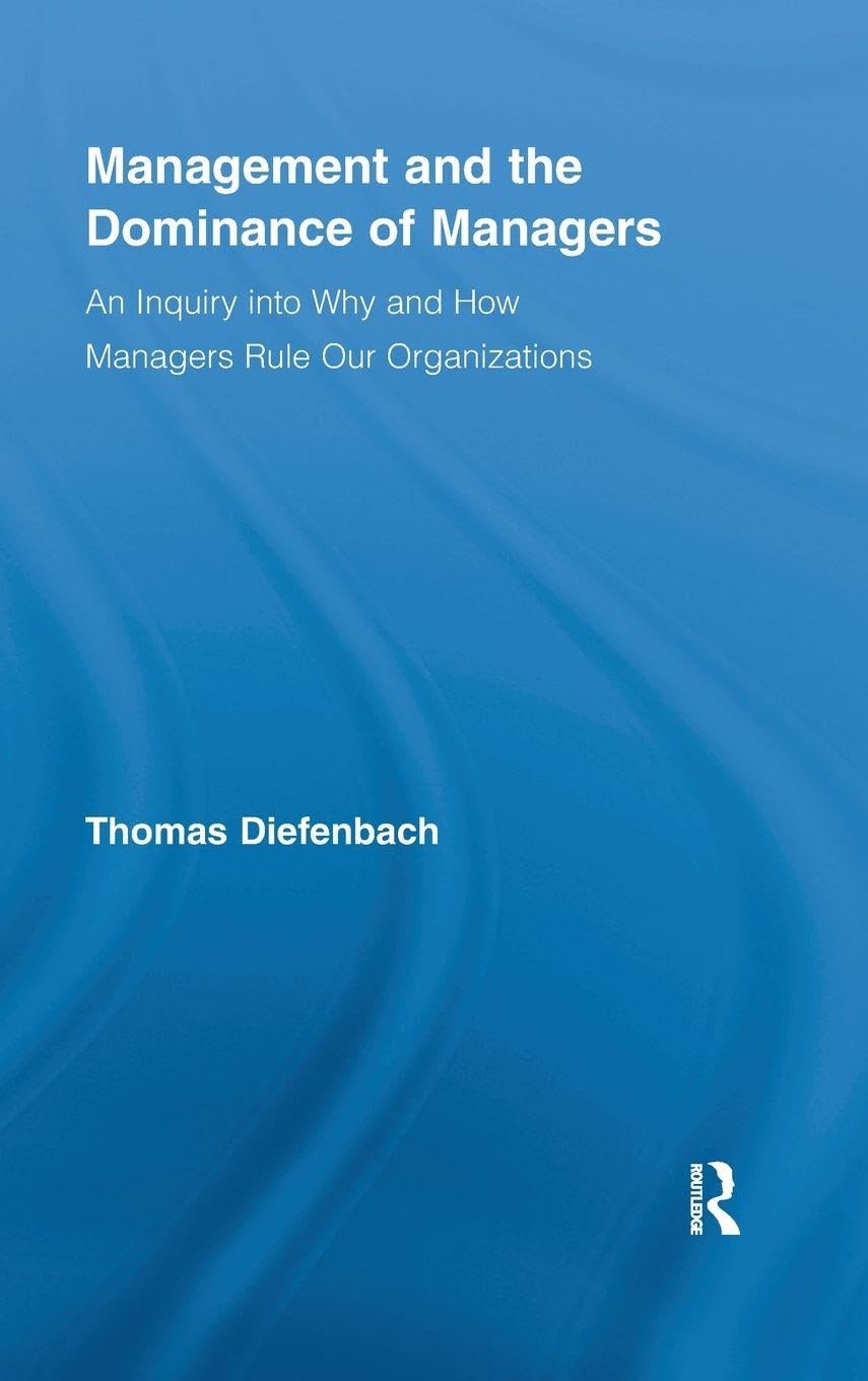 Management and the Dominance of Managers Business, Finance & Career
