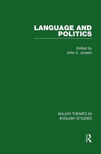 Language and Politics (Major Themes in English Studies) Social Sciences