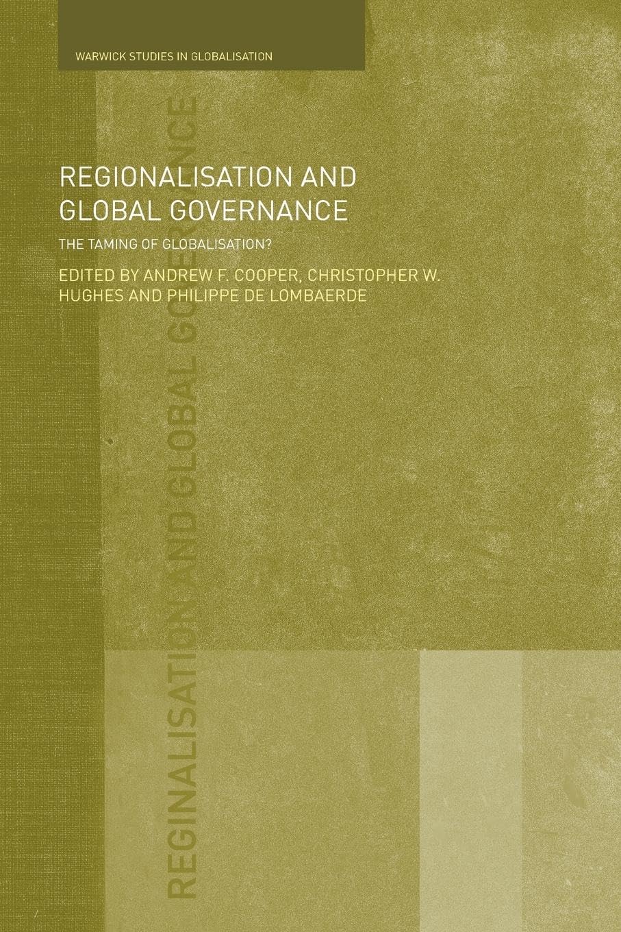Regionalisation and Global Governance Law
