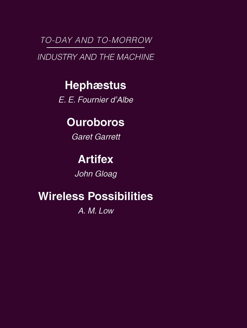 Industry and the Machine: Mini-set G: Today and Tomorrow Social Sciences