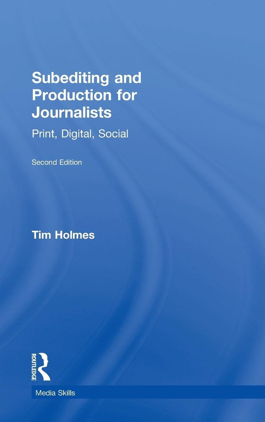 Product Image: Subediting and Production for Journalists
