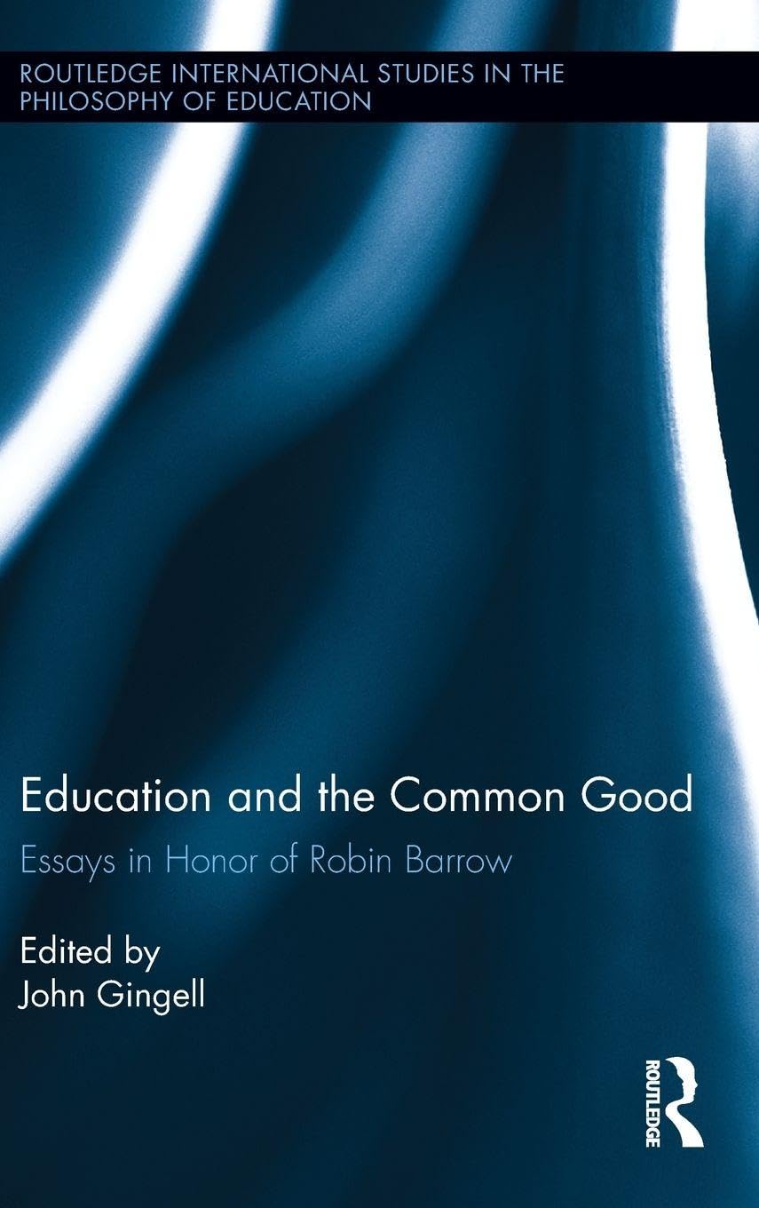 Education and the Common Good Education & Training Books