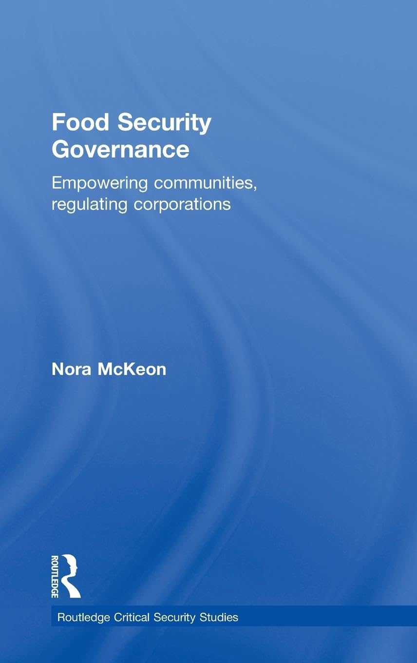 Product Image: Food Security Governance