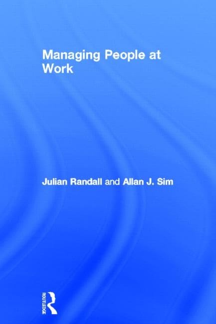 Managing People at Work Business, Finance & Career